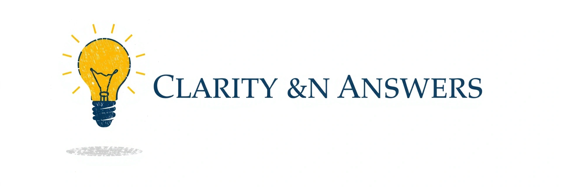 Abstract image representing clarity and answers, like a lightbulb shining over a question mark